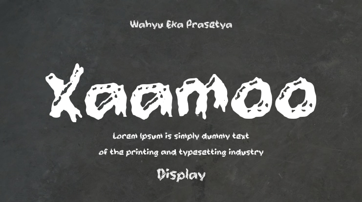 Xaamoo Font
