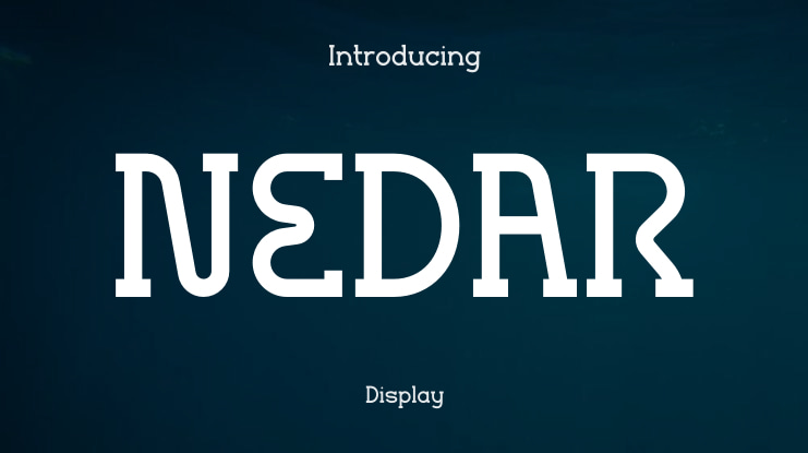 NEDAR Font