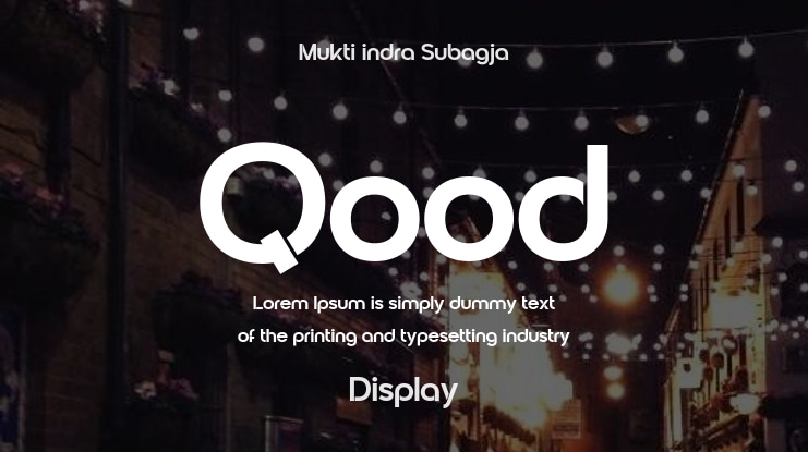 Qood Font