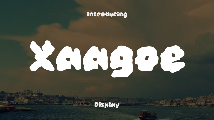 Xaagoe Font
