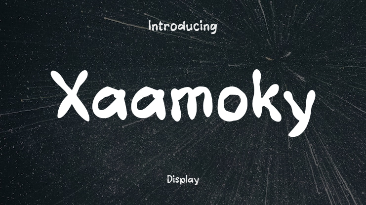Xaamoky Font