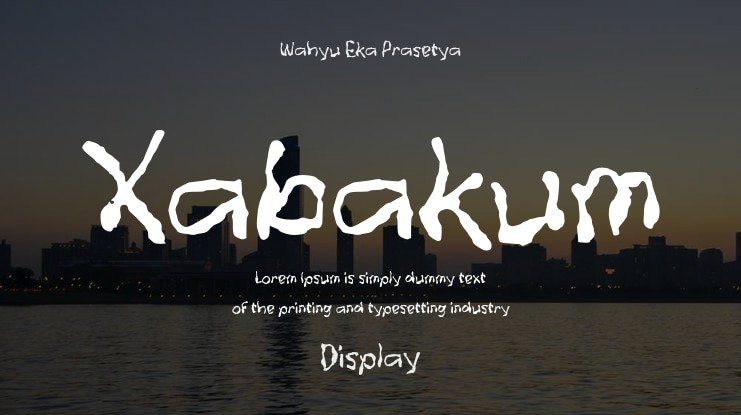 Xabakum Font