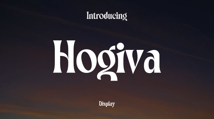 Hogiva Font
