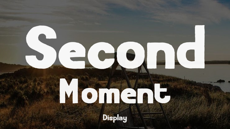 Second Moment Font Family
