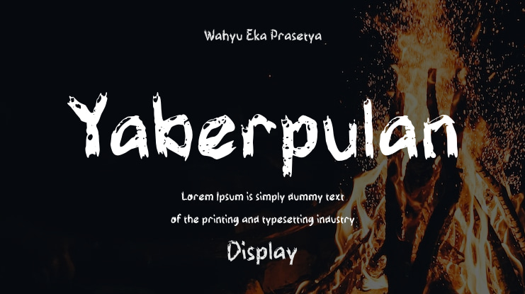 Yaberpulan Font