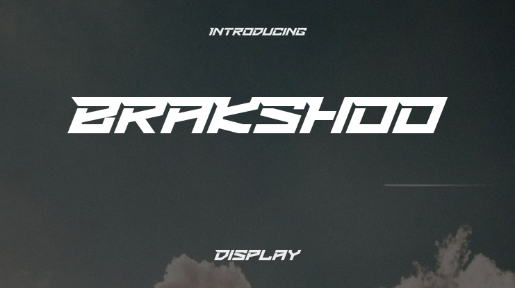 BRAKSHOO Font