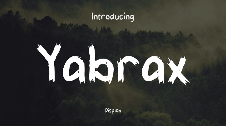 Yabrax Font
