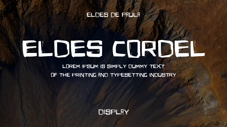 Eldes Cordel Font