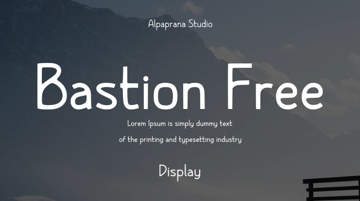 Bastion Free Font