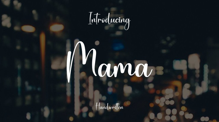 Mama Font