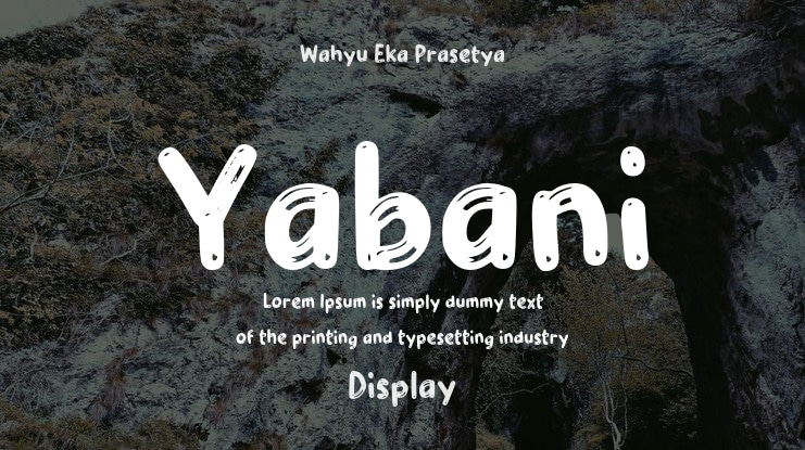Yabani Font