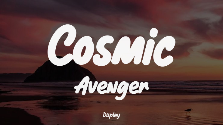 Cosmic Avenger Font