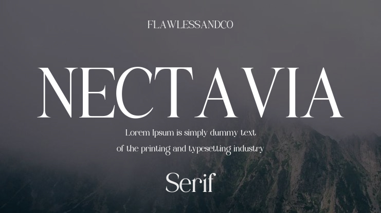 NECTAVIA Font