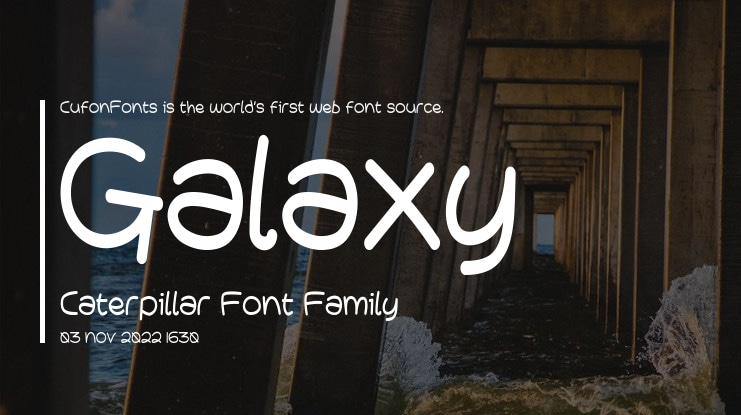 Galaxy Caterpillar Font