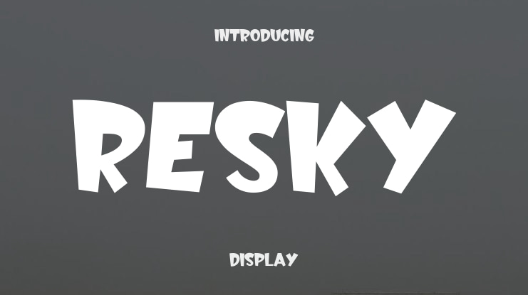 Resky Font
