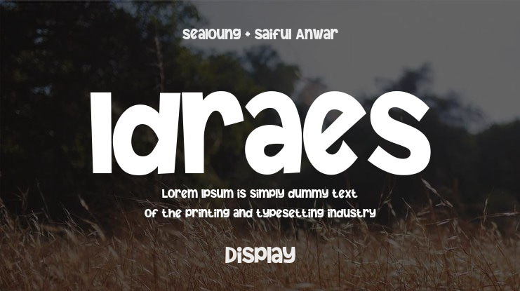 Idraes Font
