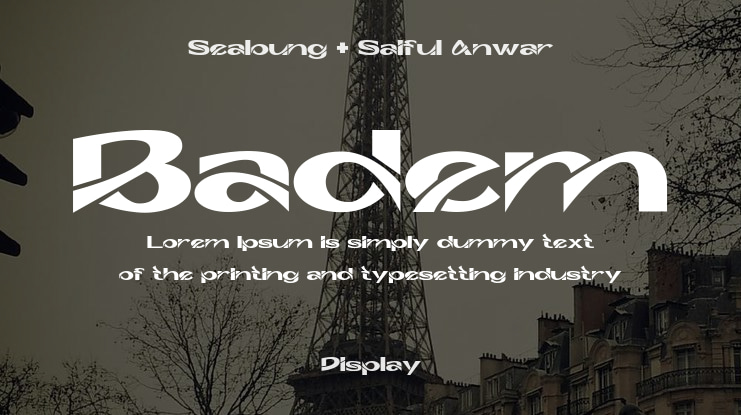 Badem Font