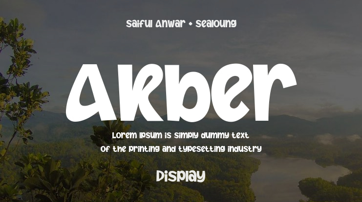 Akber Font