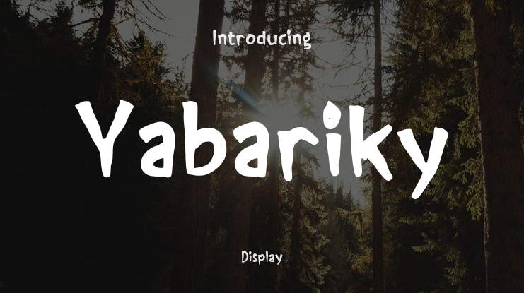 Yabariky Font