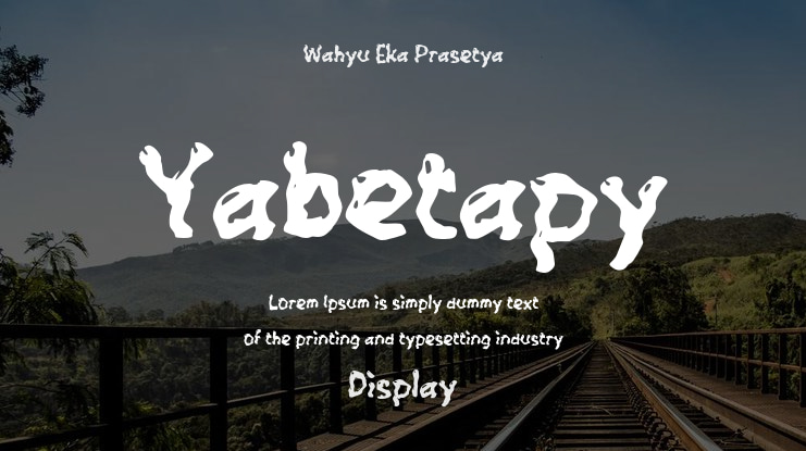 Yabetapy Font