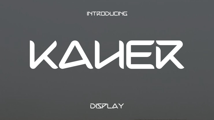 Kaher Font