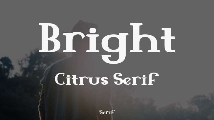Bright Citrus Serif Font