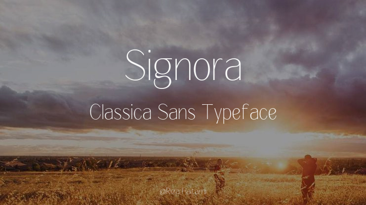 Signora Classica Sans Font Family