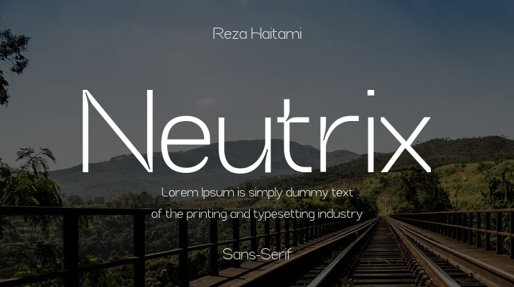 Neutrix Font Family