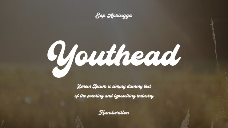 Youthead Font