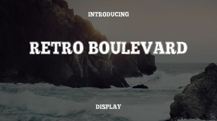 Retro Boulevard Font
