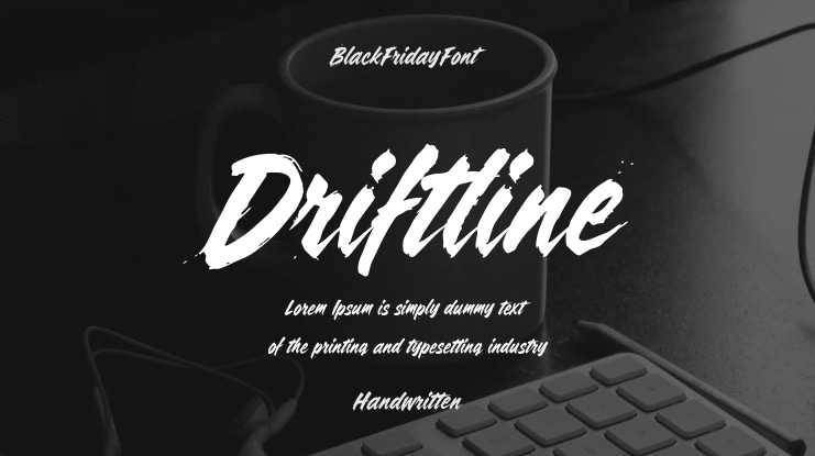 Driftline Font