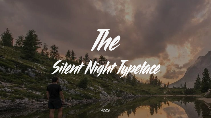 The Silent Night Font