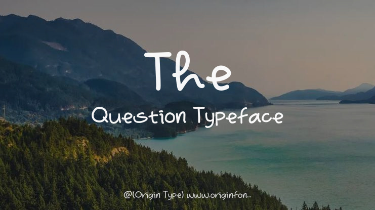 The Question Font