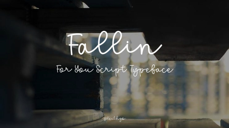 Fallin For You Script Font