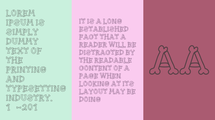 MGF Skulxlines Personal Use Font