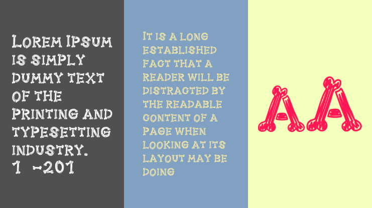 MGF Sketchleton Personal Use Font