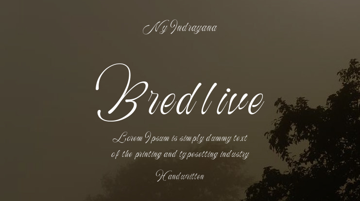 Bredlive Font