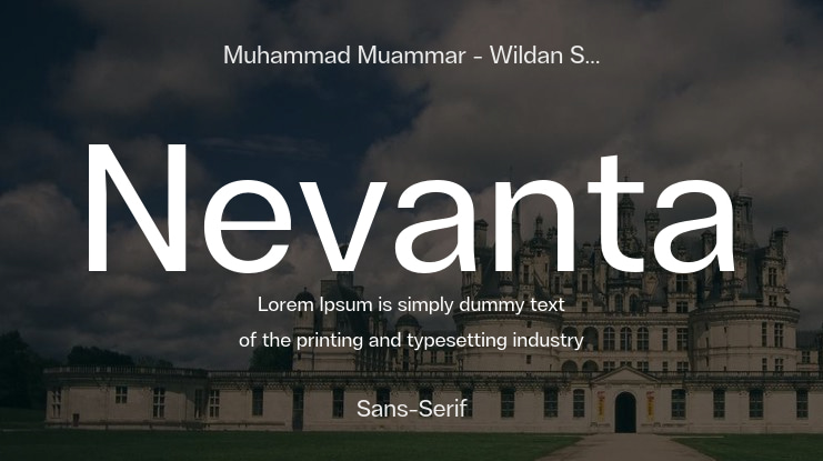 Nevanta Font Family