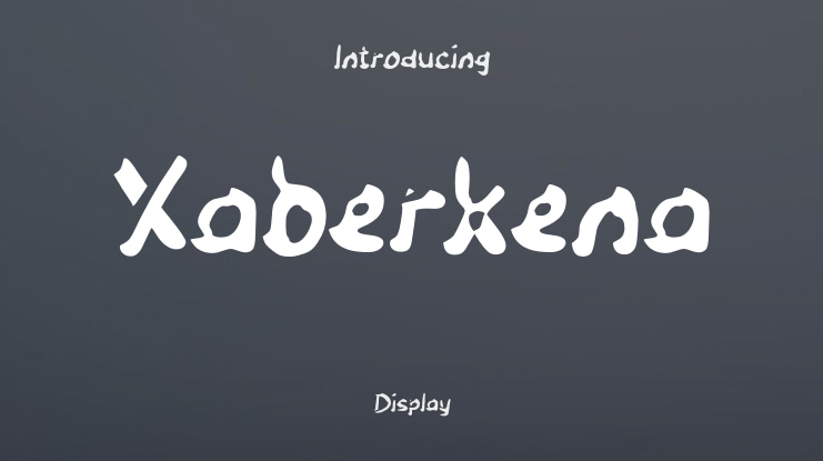 Xaberkena Font