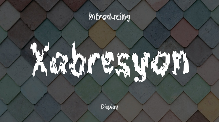 Xabresyon Font