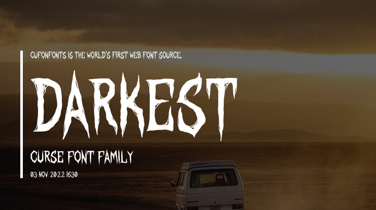 Darkest Curse Font