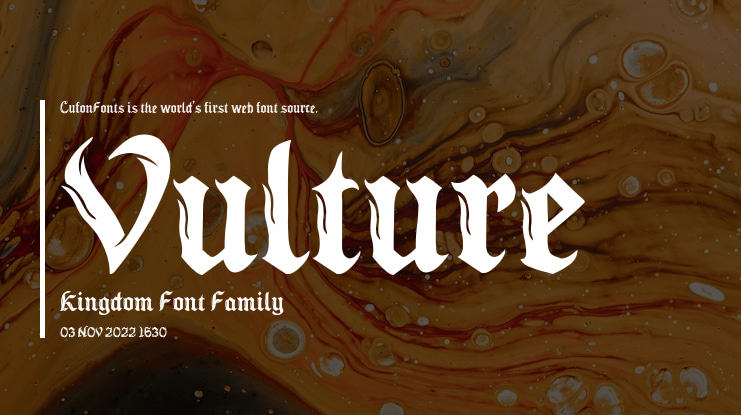 Vulture Kingdom Font