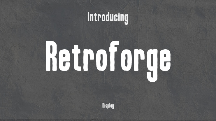 Retroforge Font