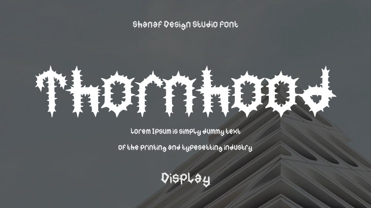 Thornhood Font