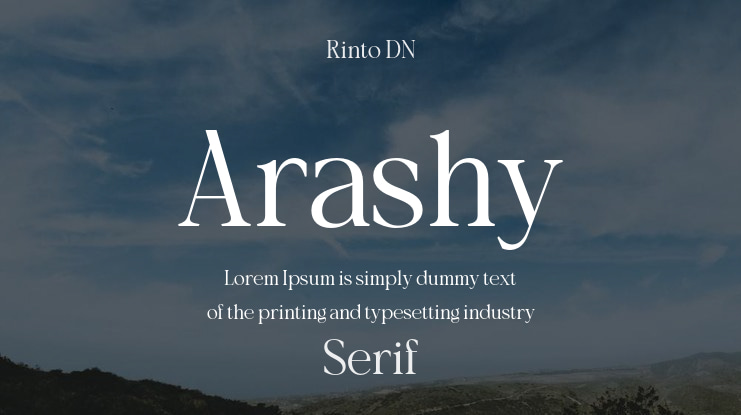 Arashy Font