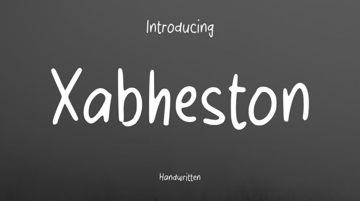 Xabheston Font