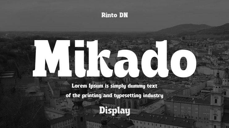 Mikado Font