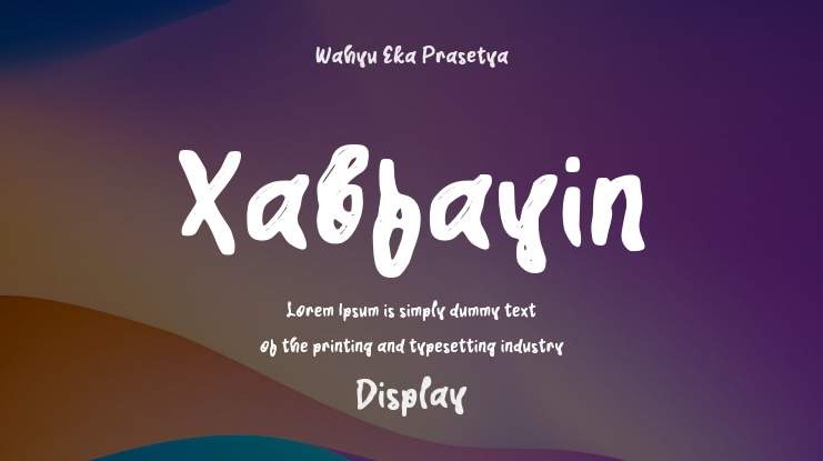 Xabfayin Font