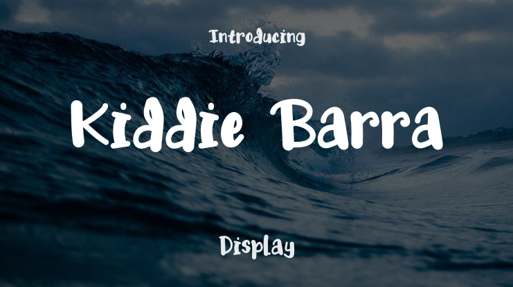 Kiddie Barra Font Family