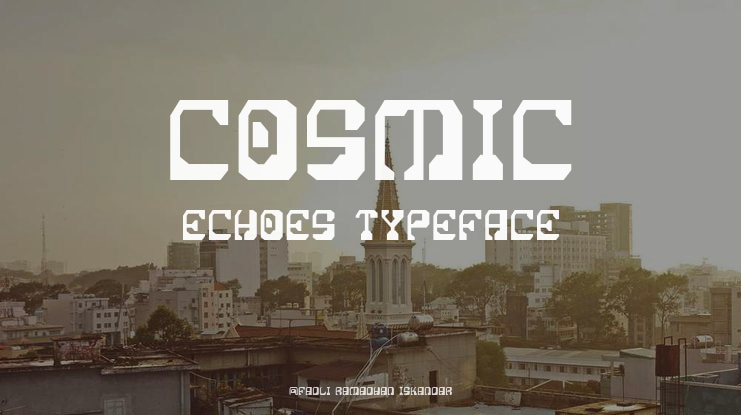 Cosmic Echoes Font